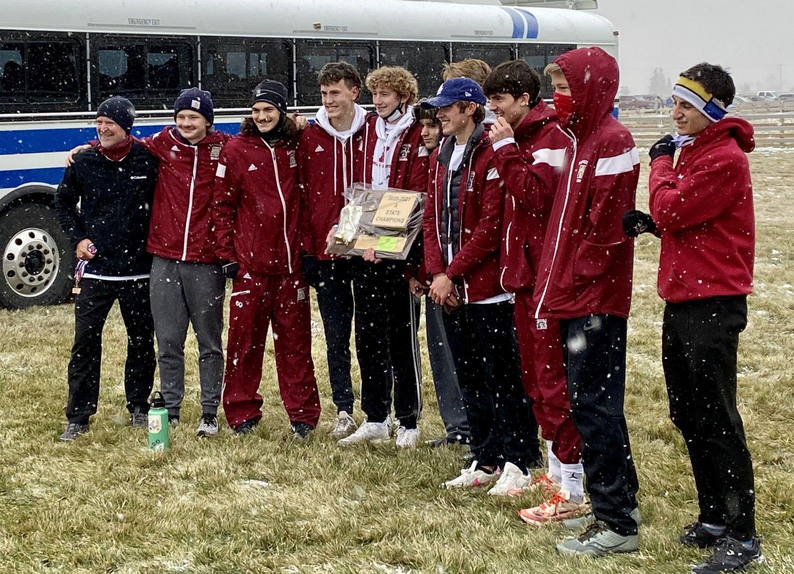 2020 Class A boys cross country - Hamilton Broncs